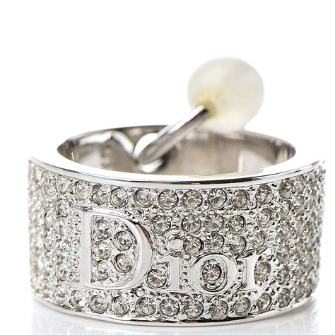 christian dior ring silber|authentic Christian Dior jewelry.